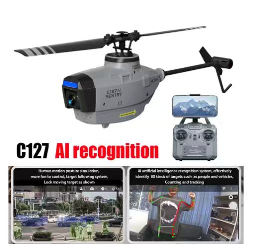 Rc Helicopter Single Rotor - RC ERA C127AI Бесколлекторный 4-канальный вертолет