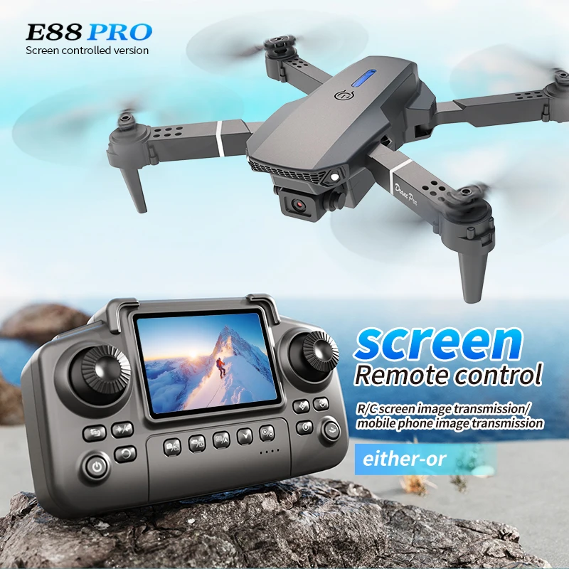 Профессиональный дрон E88 PRO  – обзор и цена Rc Helicopter Case