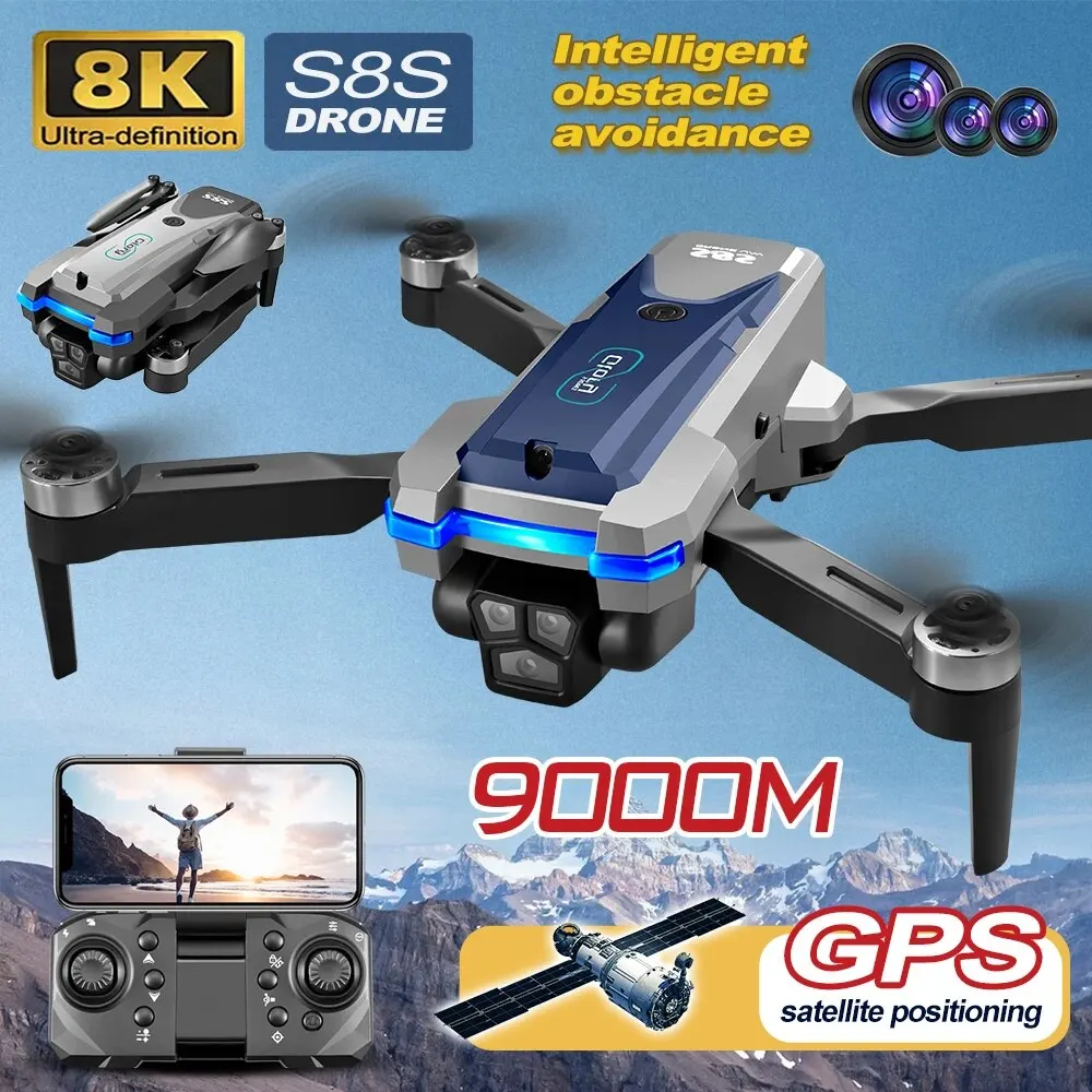 Складной Квадрокоптер S8S, GPS – обзор и цена Rc Helicopter Case
